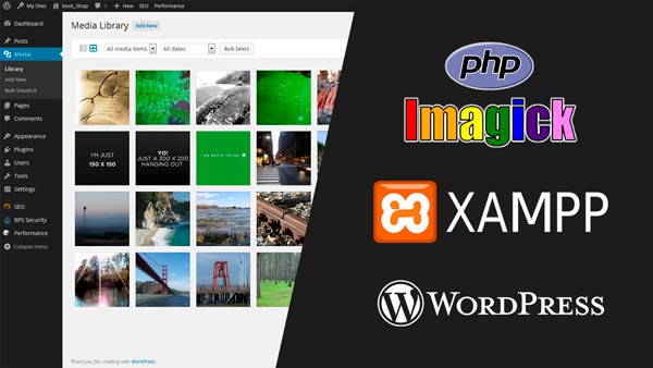 Instale o módulo ImageMagick no Xampp para WordPress no Windows